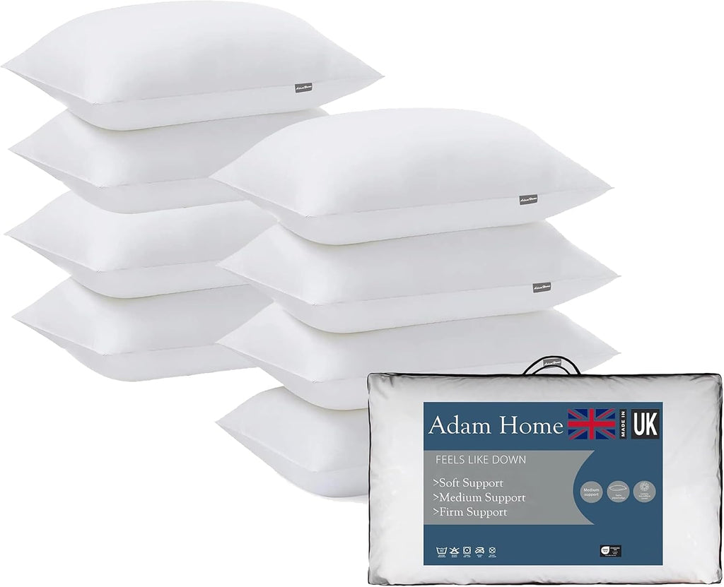 Adam Home Hotel Quality Twin Pillows - Soft Support