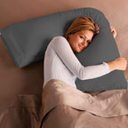 Adam Home V-Shaped Pillow with Pillowcase