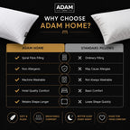 Adam Home Hotel Quality Textured Pillows
