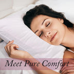 Adam Home Hotel Quality Pillows (2 Pack) – Side Sleeper, Quick Rebound, Dust Proof, Premium Filled