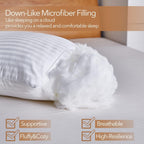 Adam Home Hotel Quality Stripe Pillows