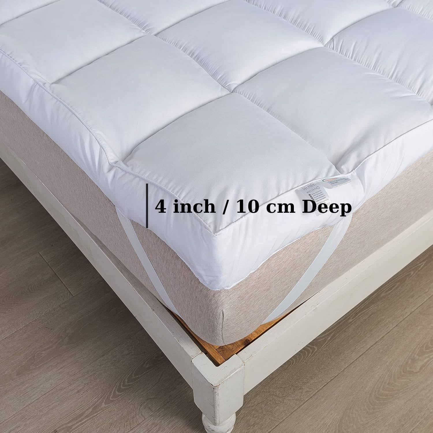 Adam Home Single Bed Mattress Topper (90x190 + 5 cm) – 2 Inch / 5 cm Thick