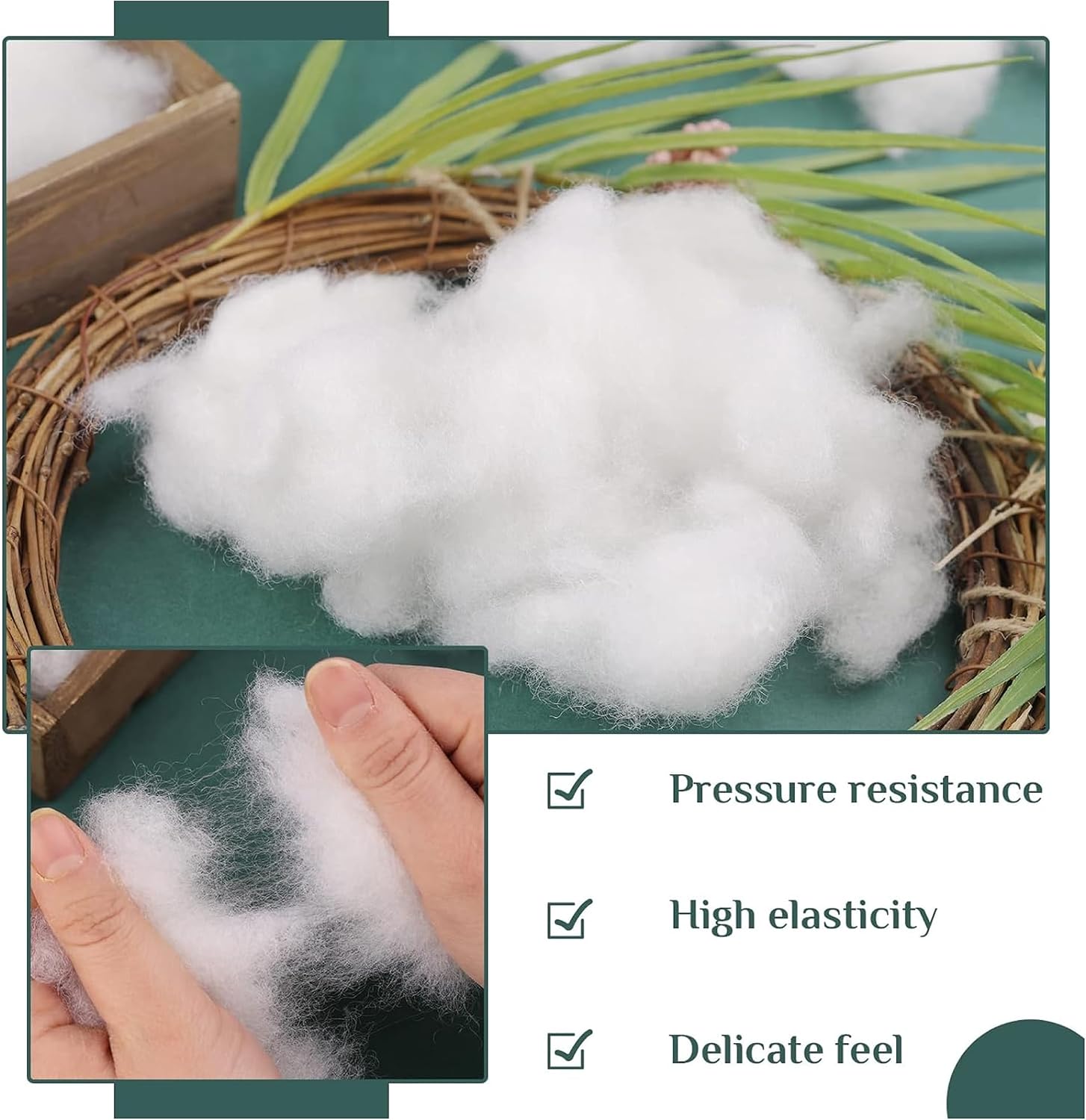 Adam Home Toy Stuffing - 100% Virgin Hollowfibre