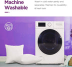 Adam Home Cushion Inserts 35cm x 35cm (14" x 14" inches) Hypoallergenic Fluffy White Cushion Inner, Perfect Hollowfibre for Sofa Cushion Pads (Pack of 4)