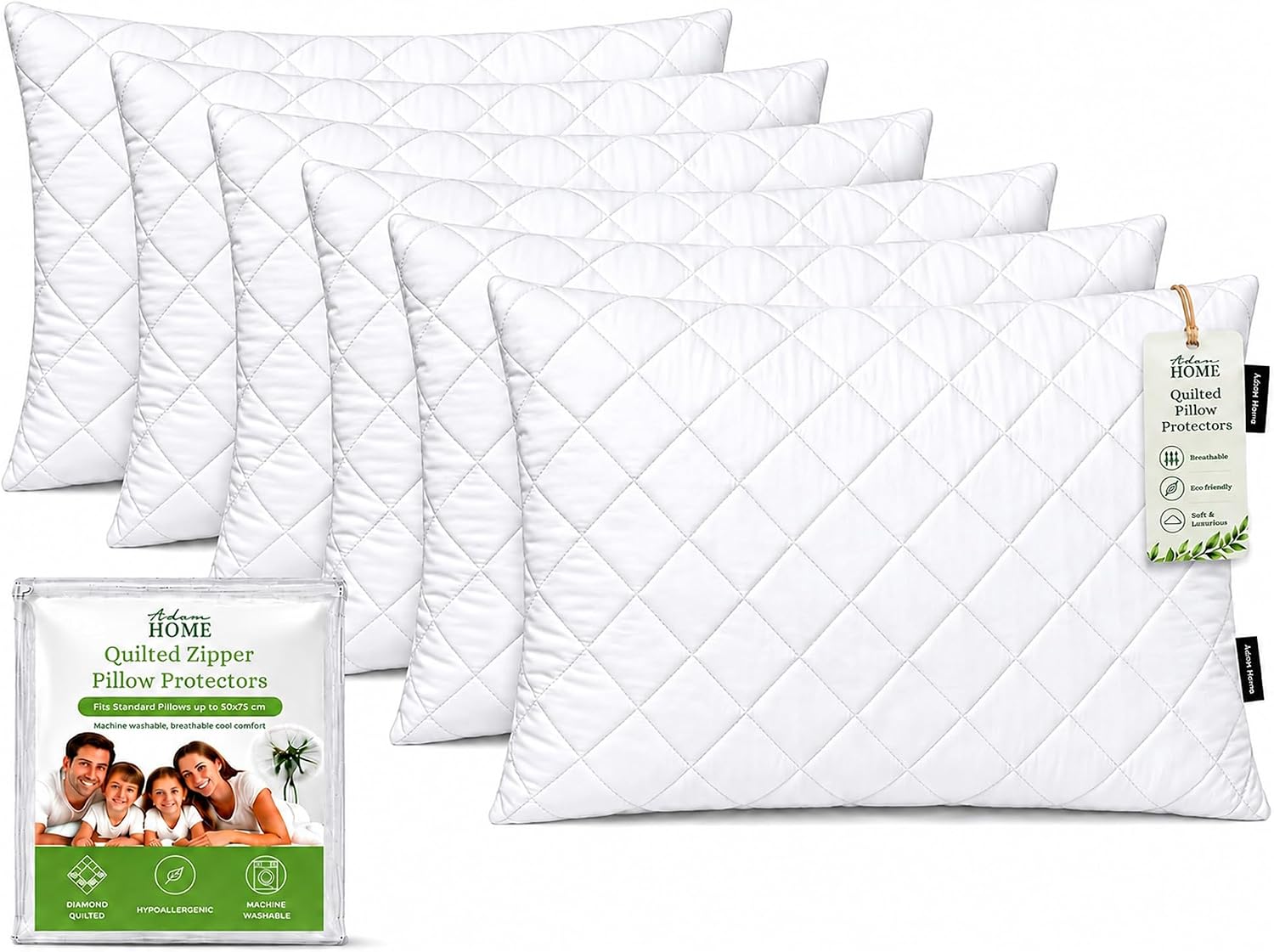 Adam Home Pillow Protectors (50 x 75 cm)