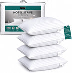 Adam Home Hotel Quality Stripe Pillows