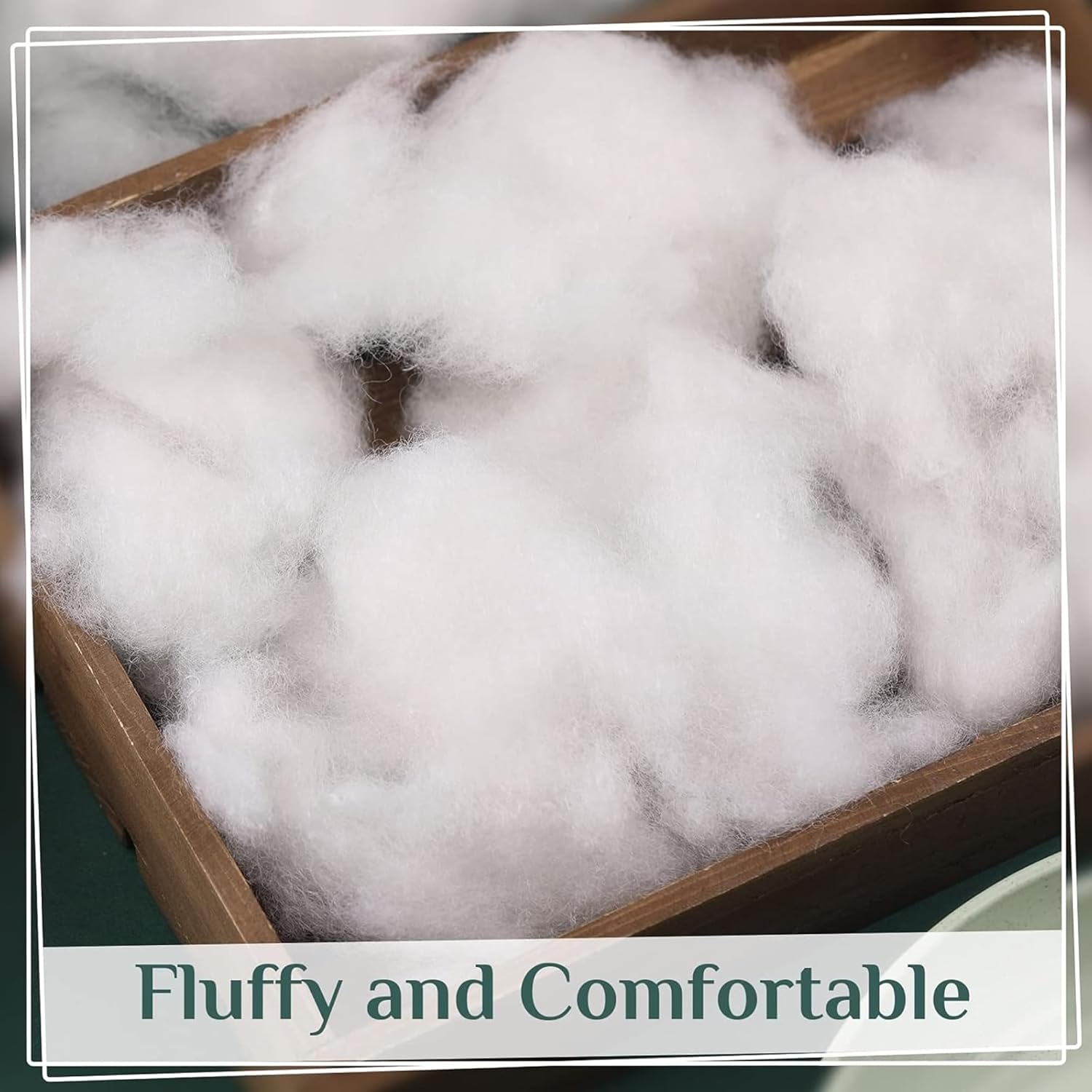 Adam Home Toy Stuffing (1 Kg) – 100% Virgin Hollowfibre, Hypoallergenic, Multipurpose Fill for Soft Toys, Pillows & Cushions