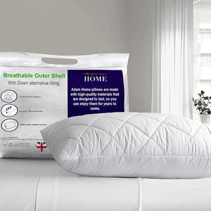 Adam Home Pillows Hotel Quality with Quilted Cover- Premium Filled Pillows