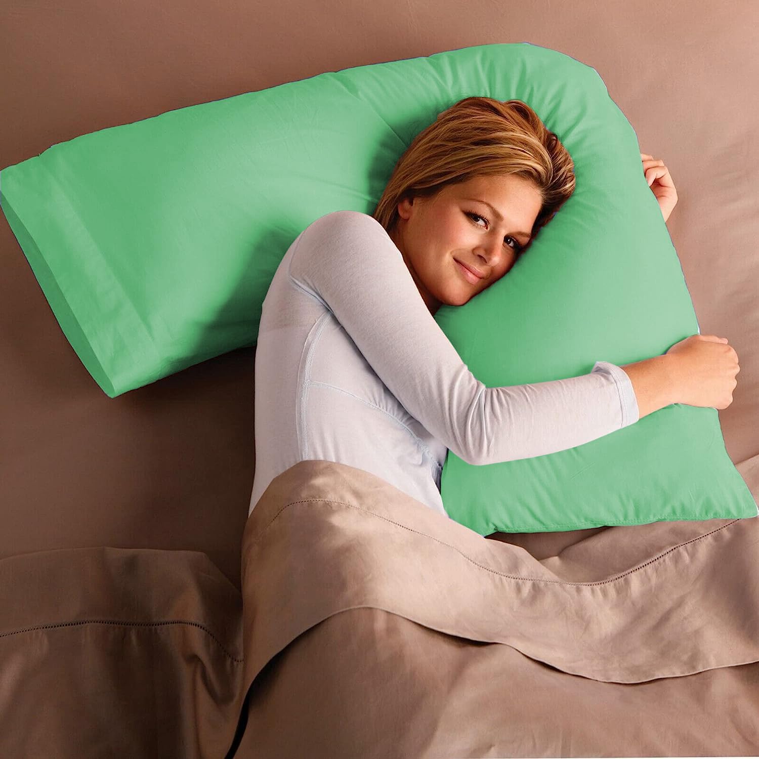 Adam Home V-Shaped Pillow with Pillowcase