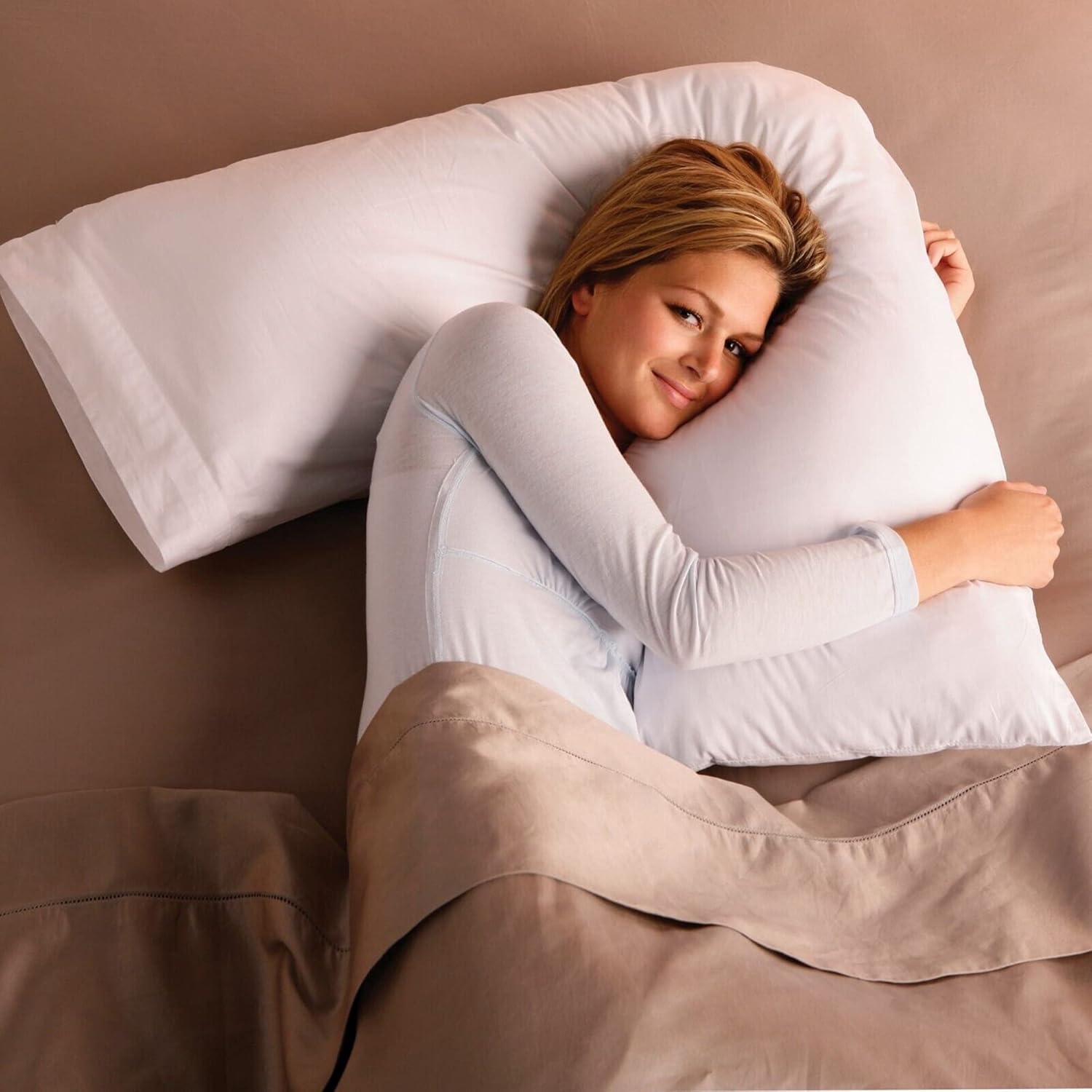 Adam Home V-Shaped Pillow with Pillowcase