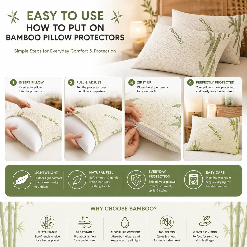 Adam Home Pillow Protectors (50 x 75 cm)