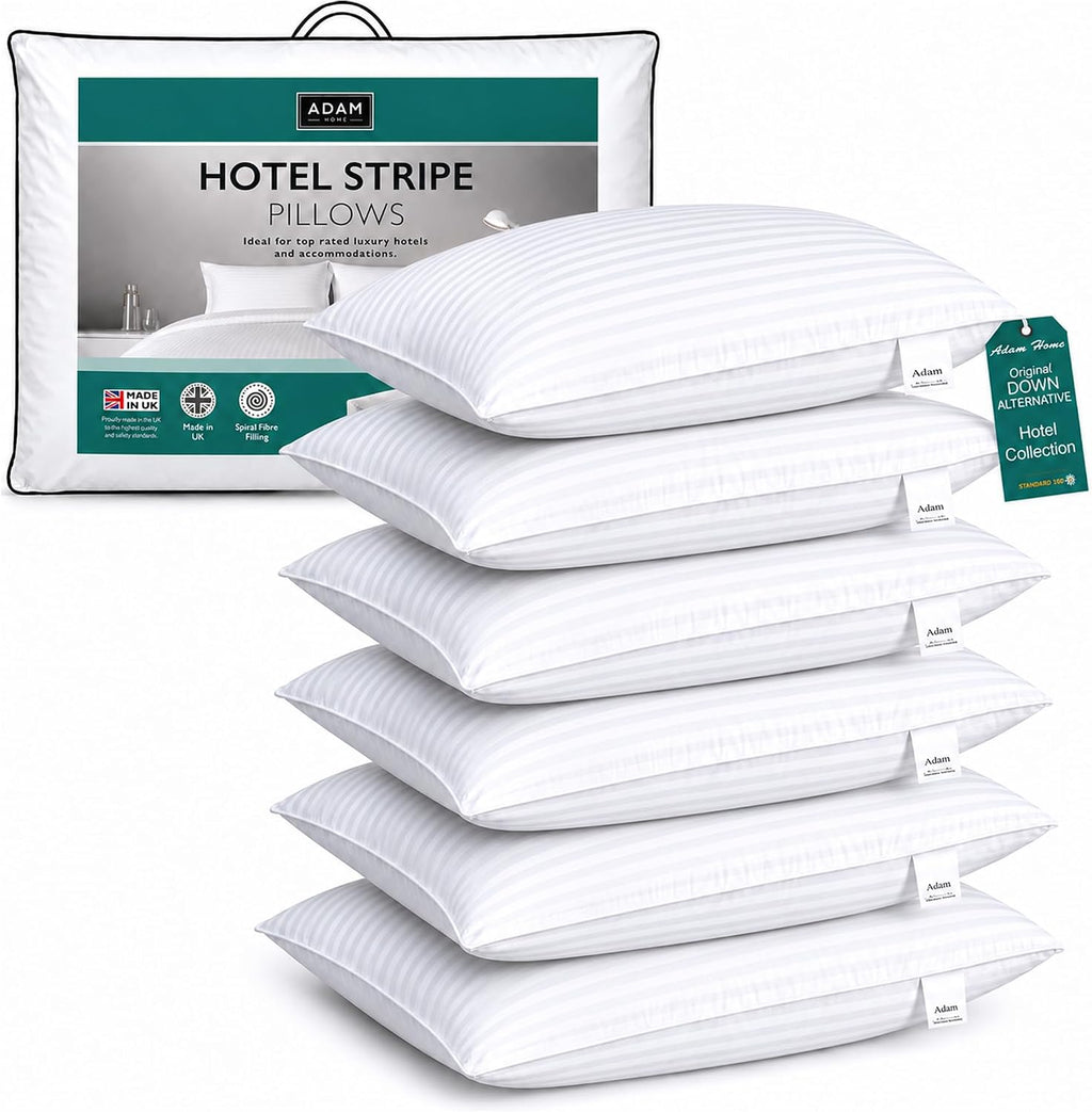 Adam Home Hotel Quality Stripe Pillows