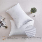 Adam Home Hotel Quality Pillows (2 Pack) – Side Sleeper, Quick Rebound, Dust Proof