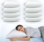 Adam Home Premium Hotel Pillows (2 Pack) – Bouncy Side Sleeper, Neck & Shoulder Support, Dust Proof, Breathable Cover, 48x74 cm, Made in UK