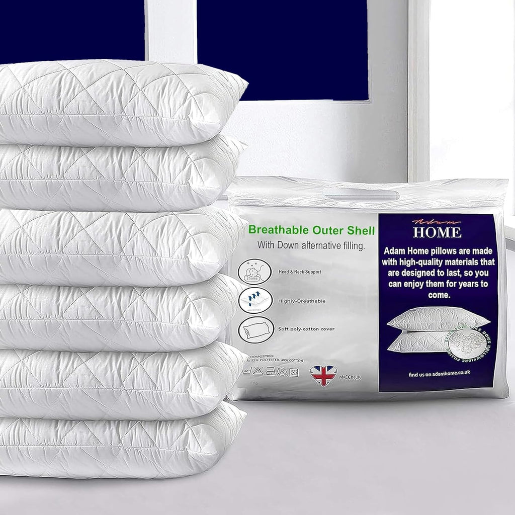 Adam Home Premium Pillow (1 Pack) – Hotel Quality, Soft & Dust Resistant