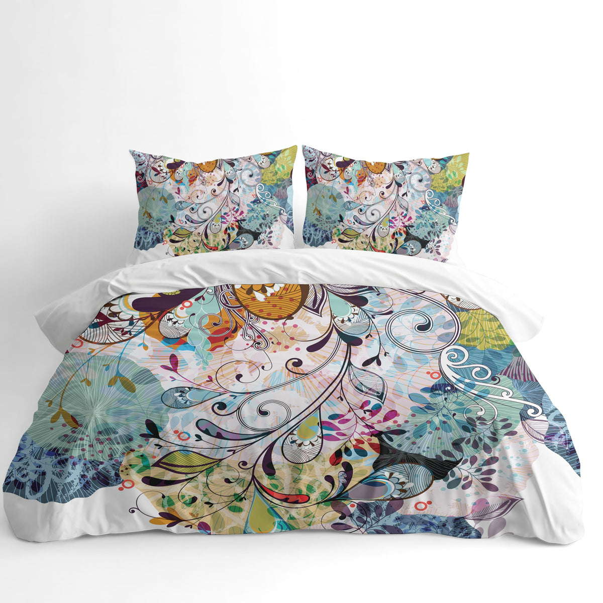 Peony Duvet Cover Set – Abstract Florals Main image