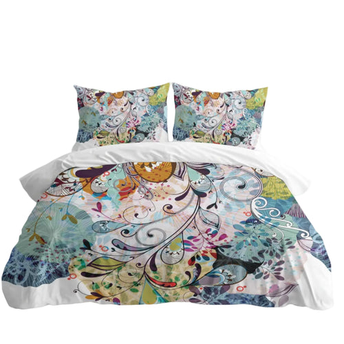 Peony Duvet Cover Set – 16 Designs, Single to Emperor