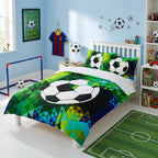Football Duvet Cover Set – Abstract Design Football