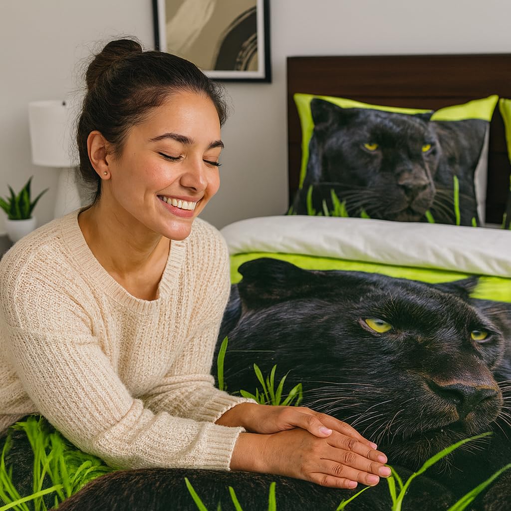 Animal Duvet Cover Set – Horses & Rabbits, 20 Designs, Single to Super King (view 3)