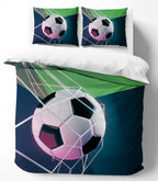 Football Duvet Cover Set – Ball Hitting Net