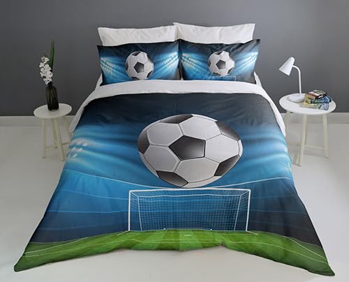 Football Duvet Cover Set – Ball over Goalpost