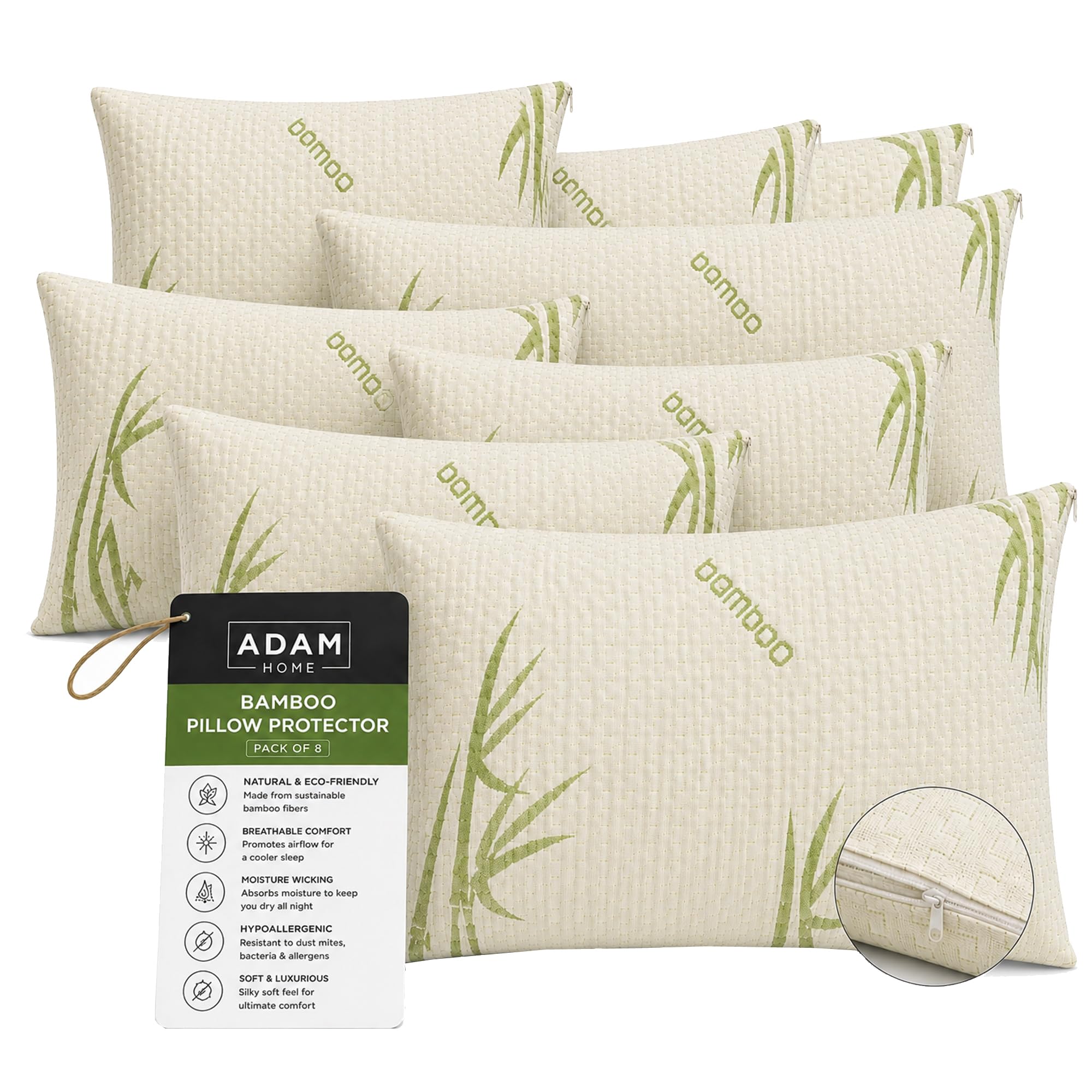 Quilted Pillow Protectors 50x75 cm – Bamboo Pillow Protectors