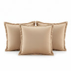 Velvet Cushion Covers 45x45 cm – Beige 18''x 18''
