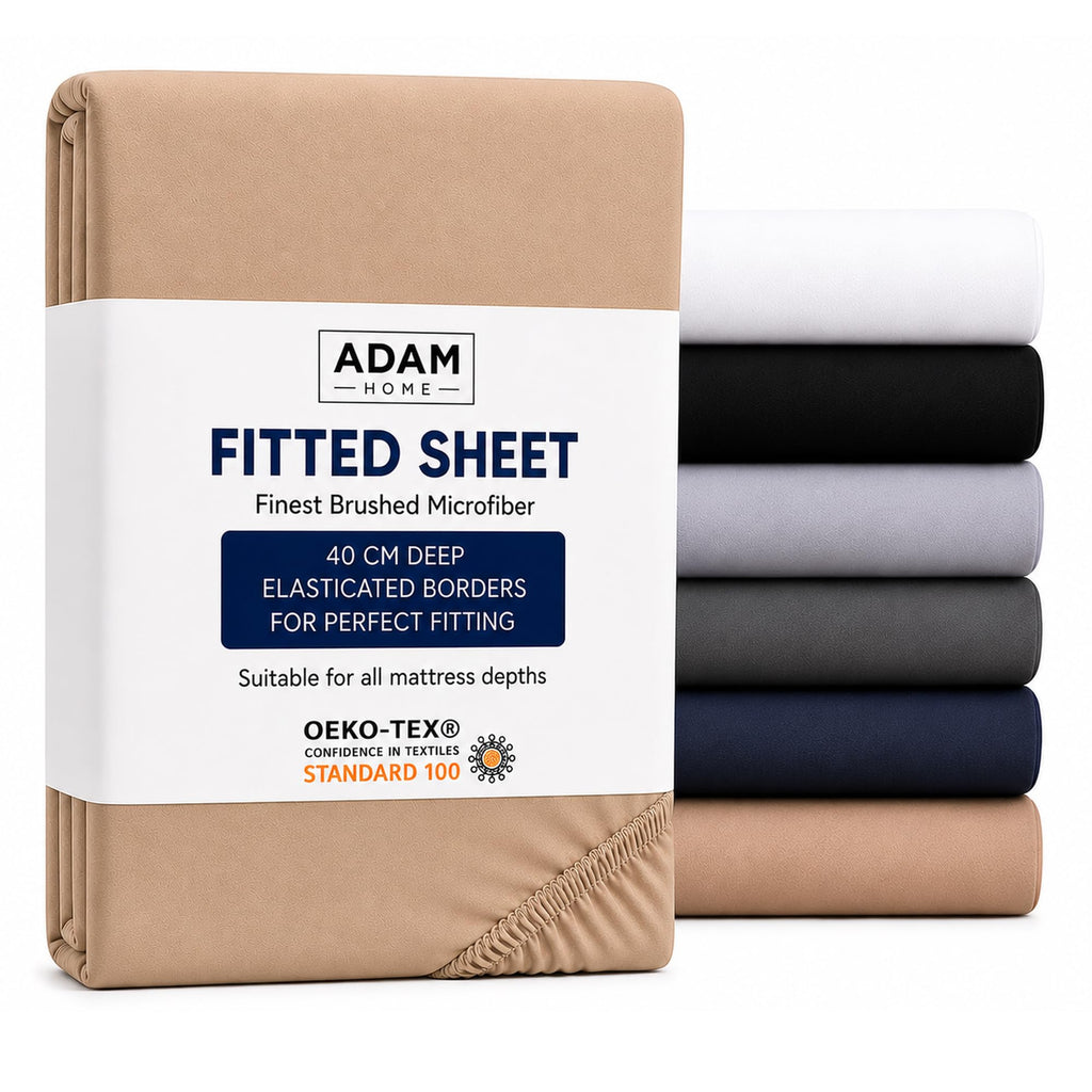 Extra Deep Fitted Sheet 40 cm – Beige