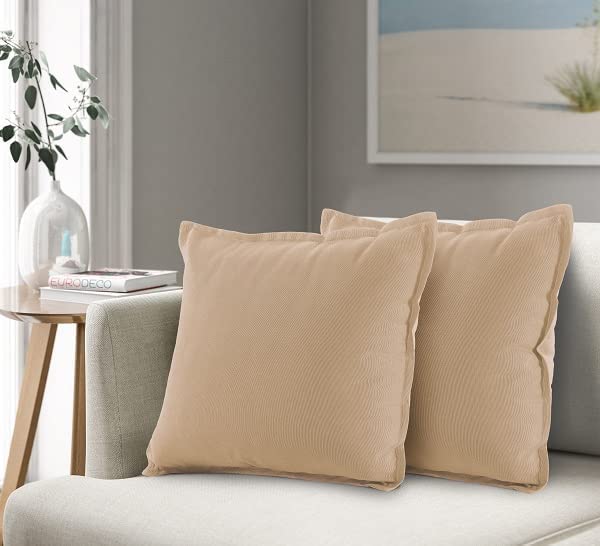 Oxford Cotton Cushion Covers 40-50 cm – Beige