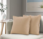Oxford Cotton Cushion Covers 40-50 cm – Beige