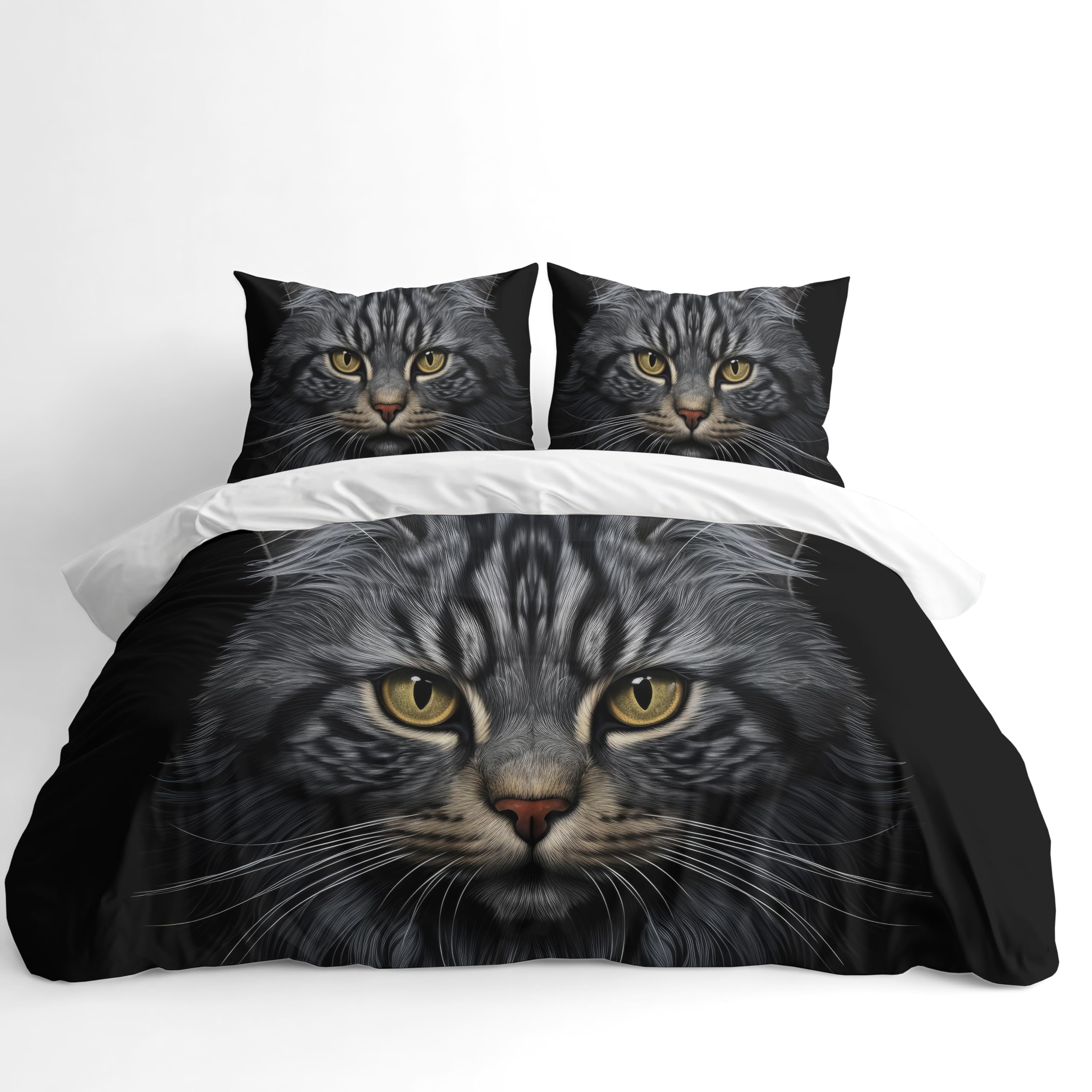 Cat Duvet Cover Set – Black Cat