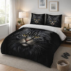 Cat Duvet Cover Set – Black Cat