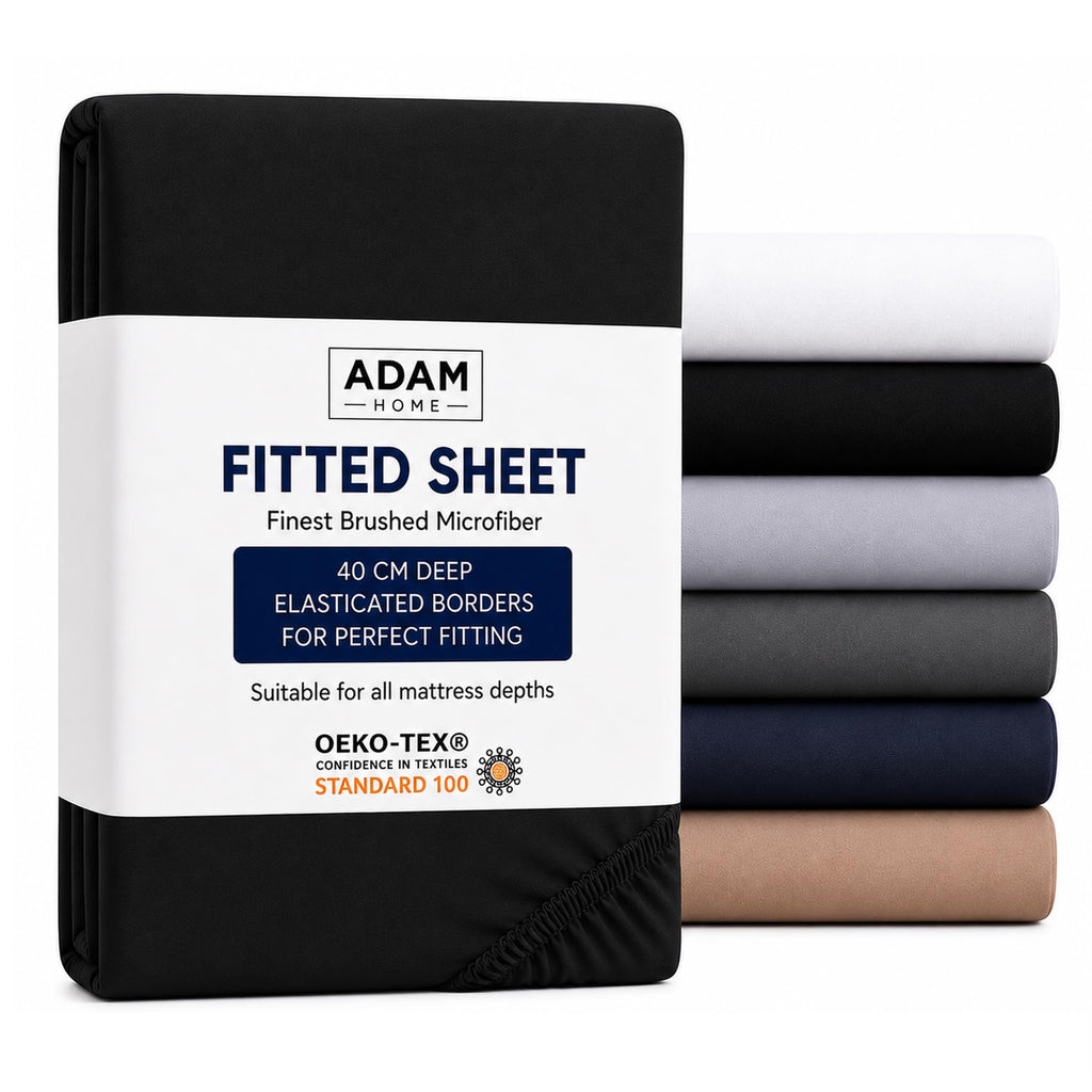 Extra Deep Fitted Sheet 40 cm – Black