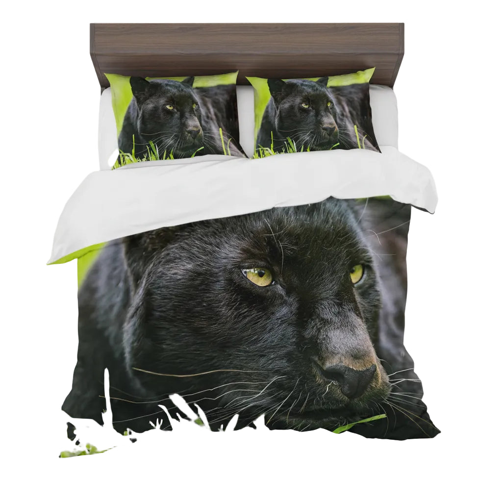 Animal Duvet Cover Set – Black Panther Main image