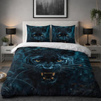 Wildlife Duvet Cover Set – Black Panther
