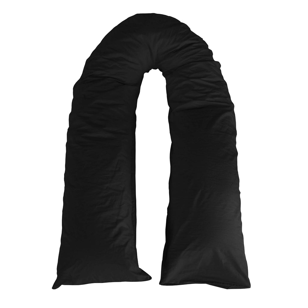 U Pregnancy Pillow Case 12ft – Black