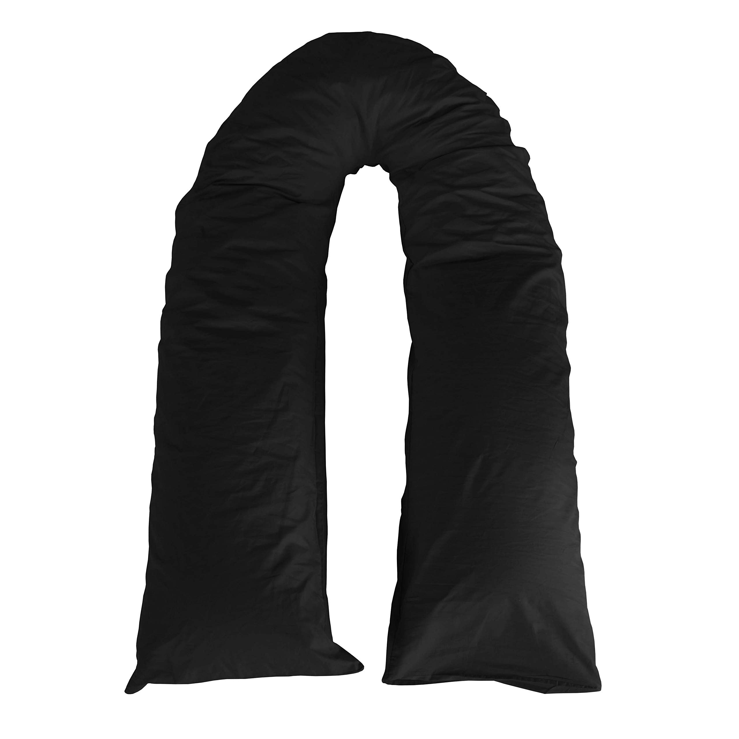 U Pregnancy Pillow Case 12ft – Black