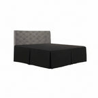 Box Pleated Valance Sheet – Black