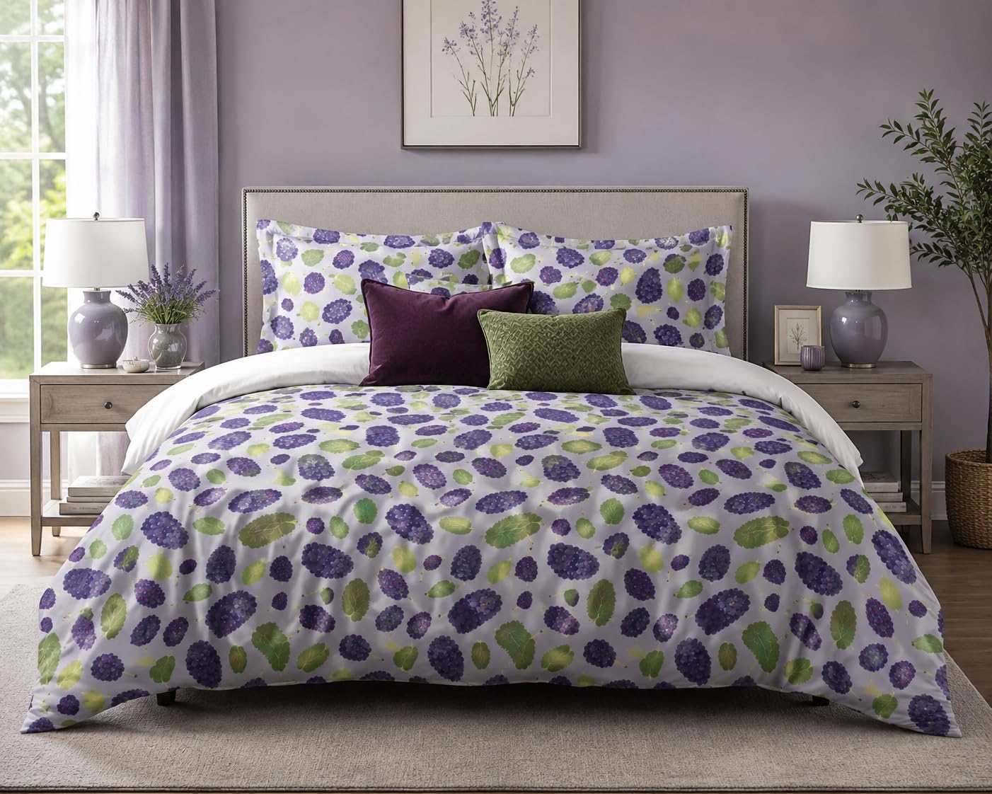 Fruit Duvet Cover Set – Blackberry