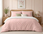 Polka Dot Duvet Cover Set – Blush Pink Polka Dots