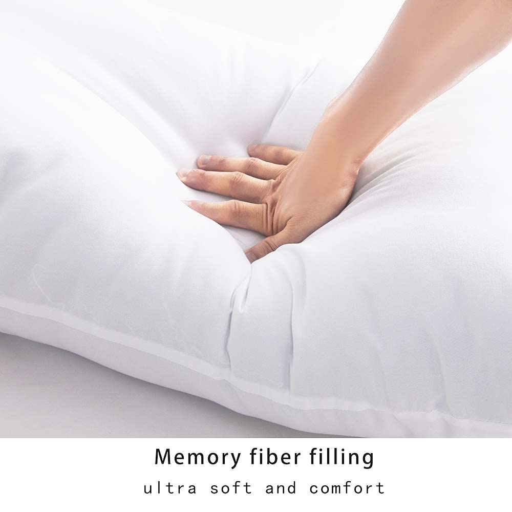 Bolster Pillow with Case – 8 Colours, 3ft to 6ft (view 3)