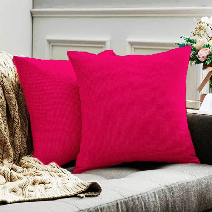 Oxford Cotton Cushion Covers 40-50 cm – Bordeaux