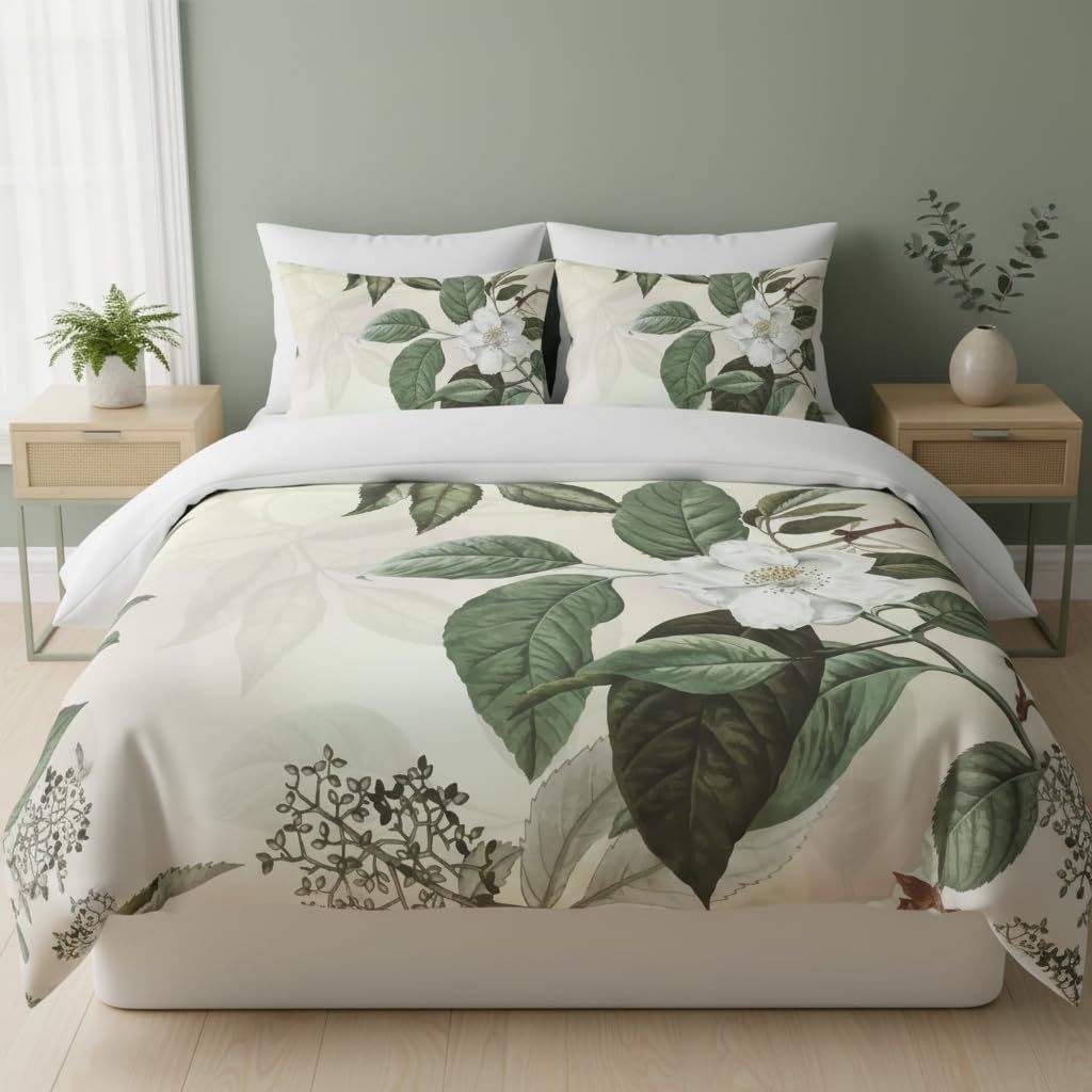 Botanical Duvet Cover Set – 23 Designs, Single to Emperor (view 5)