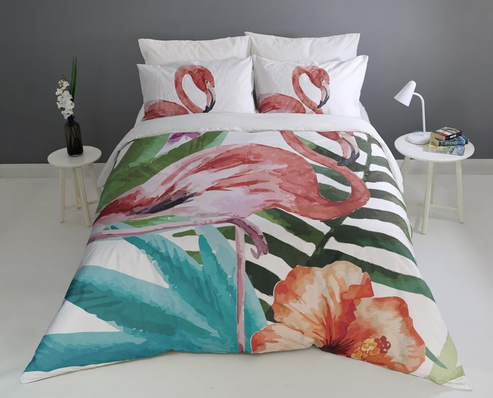 Flamingo Duvet Cover Set – 5 Designs, Single to Super King Secondary image