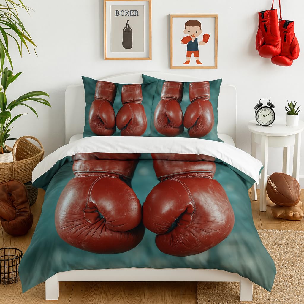 Boxing Gloves Duvet Cover Set – 8 Designs, Single to Emperor (view 4)