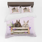 Animal Duvet Cover Set – Bunny Rabbits