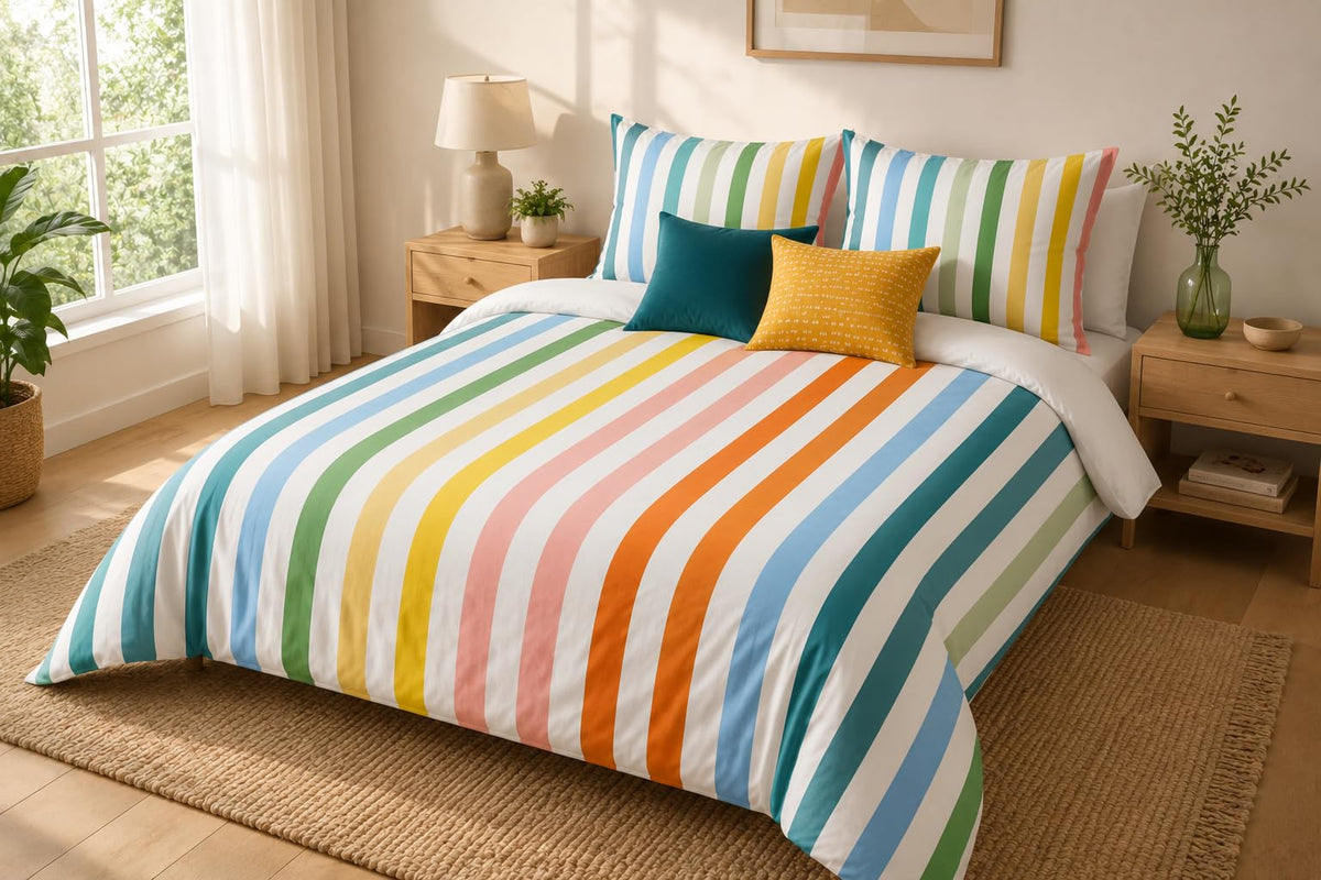 Stripe Duvet Cover Set – Candy Stripe