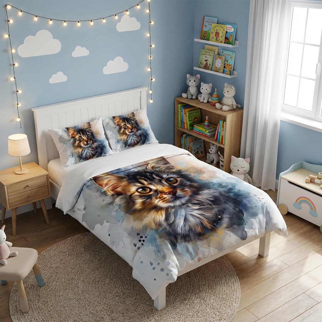 Cat Duvet Cover Set – 18 Designs, Single to Emperor (view 3)