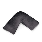 Teddy Fleece Bolster Cases – Charcoal