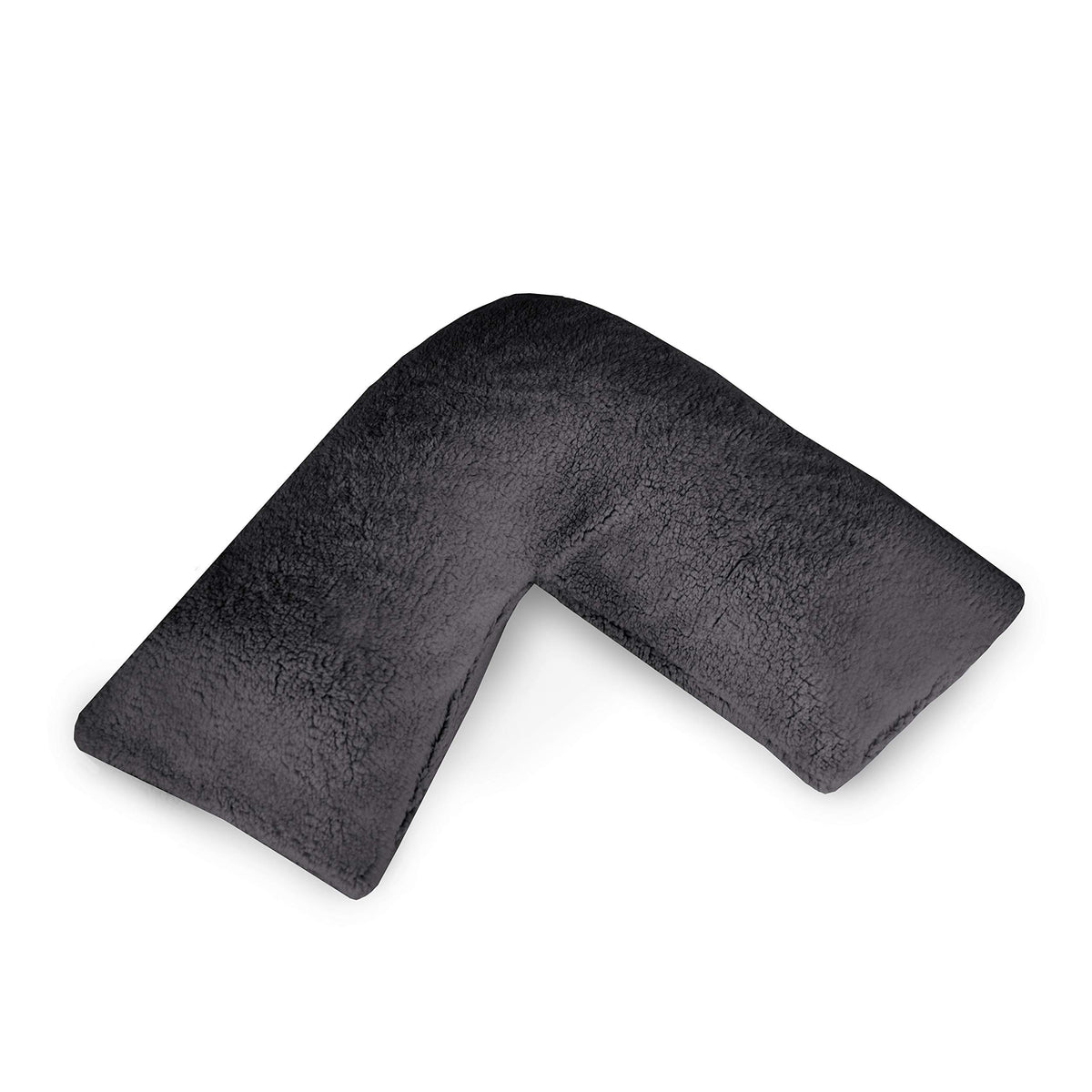 Teddy Fleece Bolster Cases – Charcoal